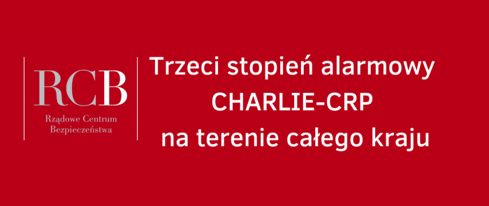 stopień alarmowy CHARLIE–CRP
