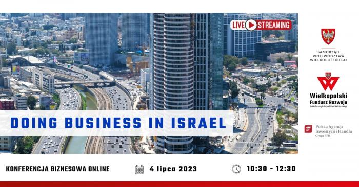 DOING BUSINESS IN ISRAEL -plakat